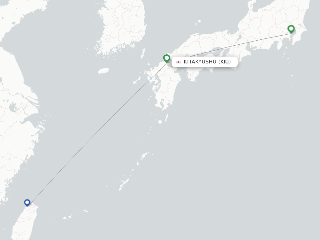 Kitakyushu KKJ route map