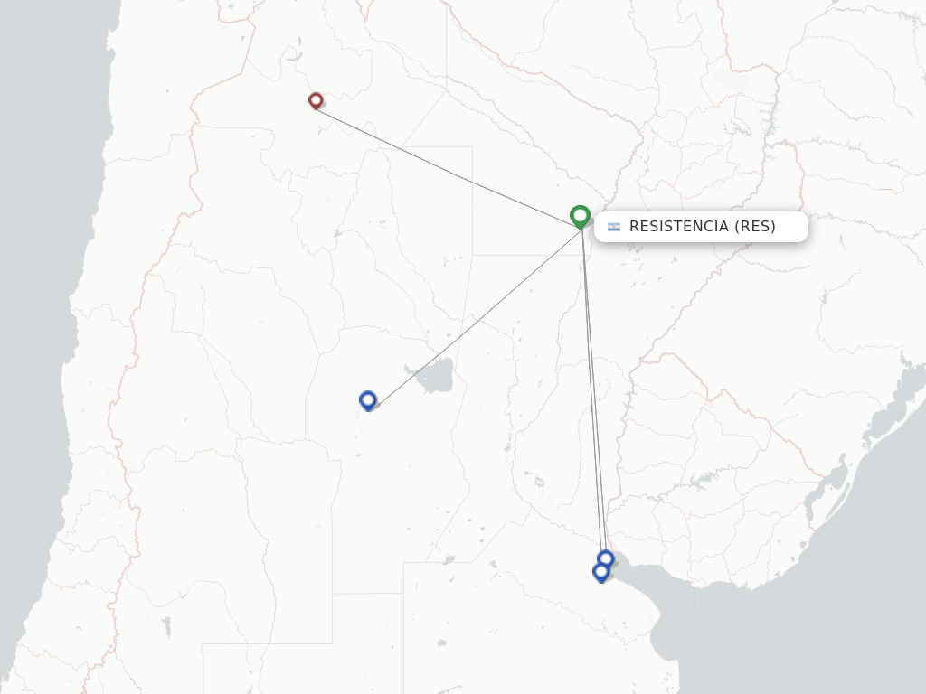 Resistencia RES route map