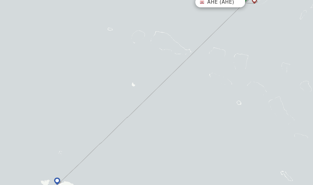 Ahe flight map