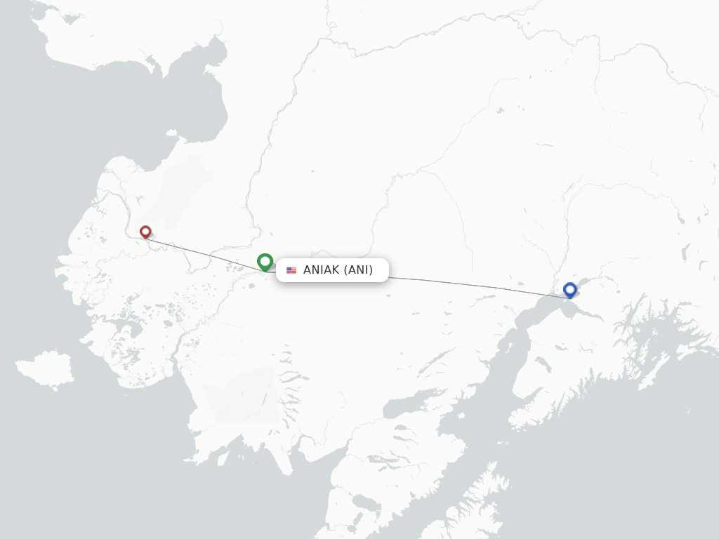 Aniak ANI route map