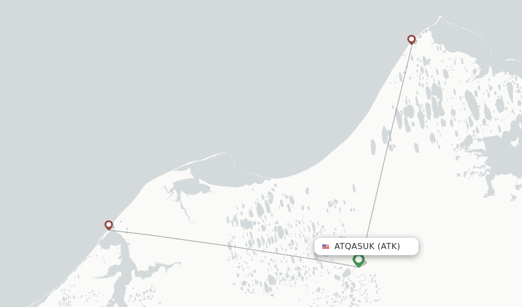 Atqasuk flight map