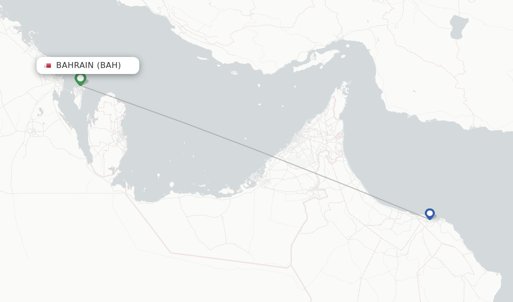 Oman Air flights from Bahrain, BAH - FlightsFrom.com