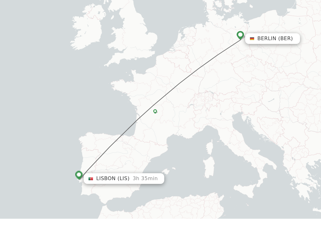 Direct flights from Berlin Lisbon - FlightsFrom.com
