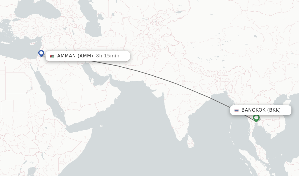 international flights from india to jordan