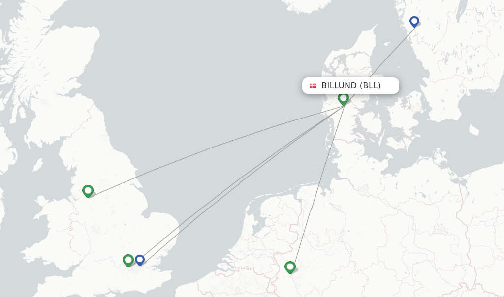 British Airways flights from Billund, BLL - FlightsFrom.com