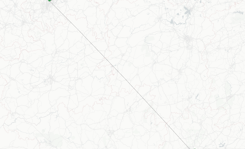 Route map with flights from Guangzhou with Chongqing Airlines