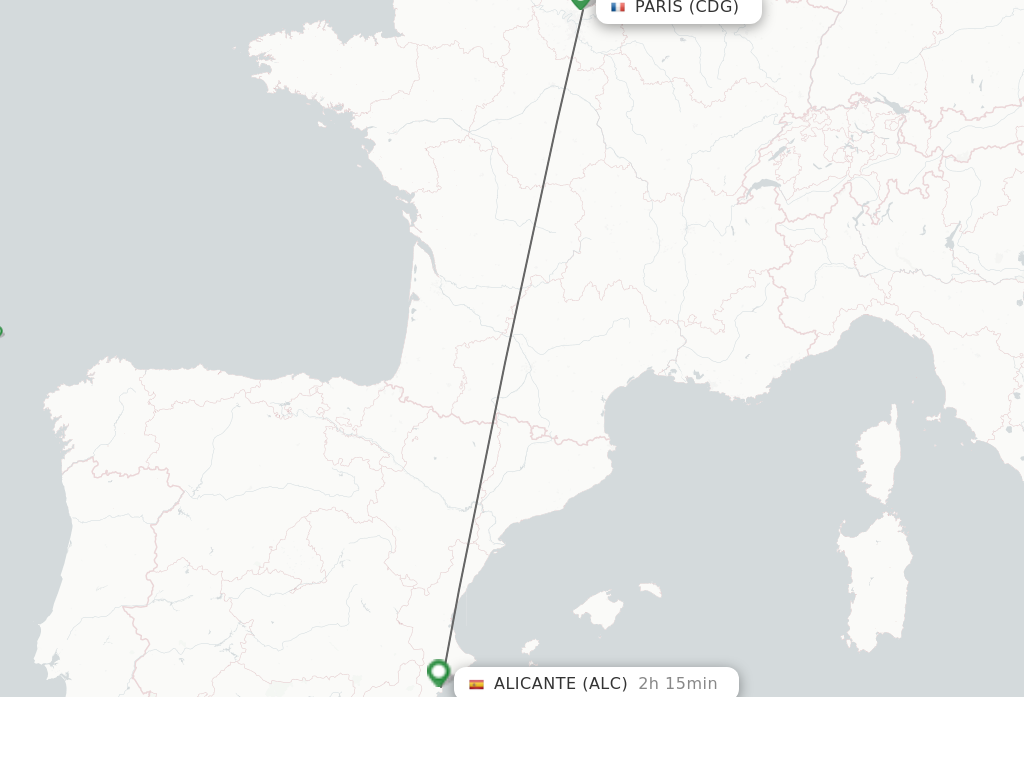 Paris Cdg Alicante – Vol Paris Alicante Direct – XZUCH