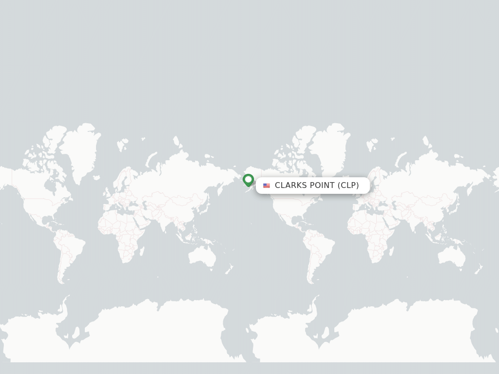 Clarks Point flight map
