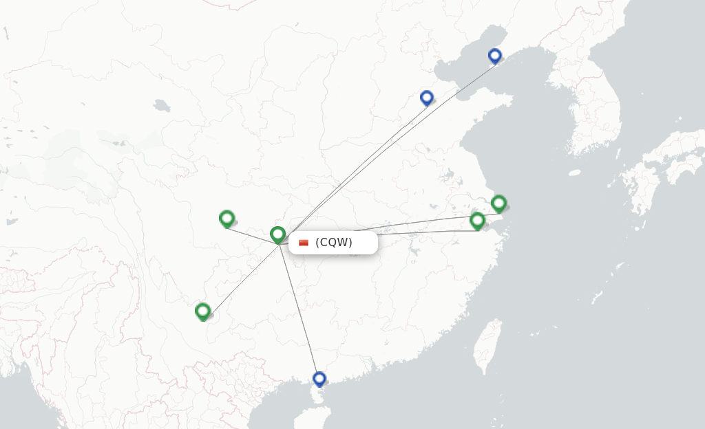 Wulong CQW route map