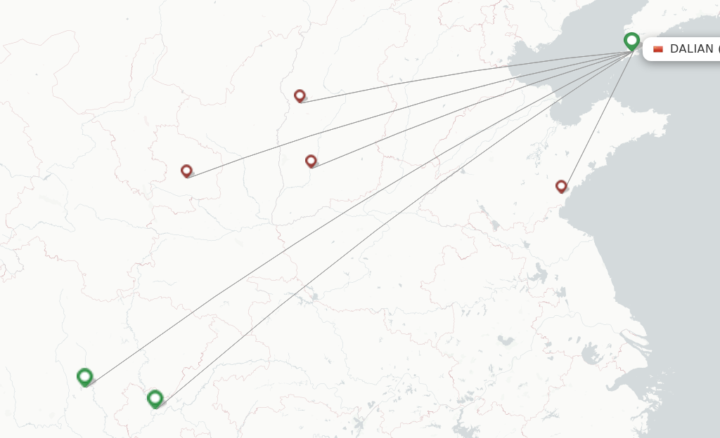 Sichuan Airlines flights from Dalian, DLC - FlightsFrom.com