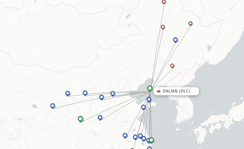 China Eastern flights from Dalian, DLC - FlightsFrom.com