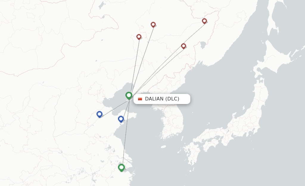 Shandong Airlines flights from Dalian, DLC - FlightsFrom.com
