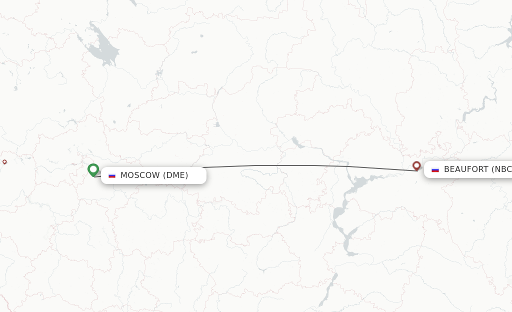 Flights from Moscow to Naberezhnye Chelny route map