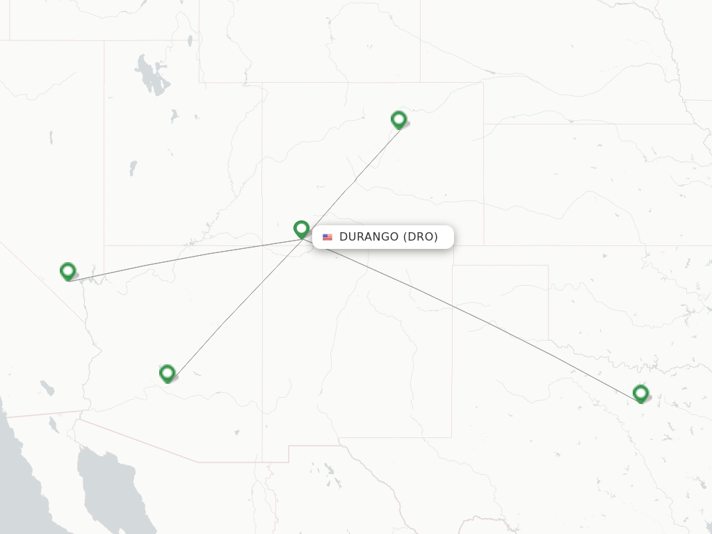 Durango DRO route map