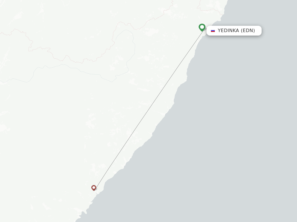 Yedinka EDN route map