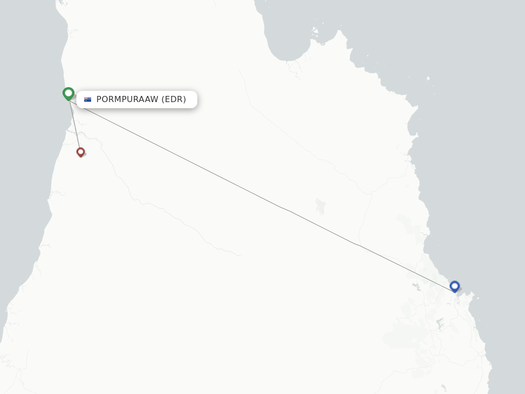 Pormpuraaw EDR route map