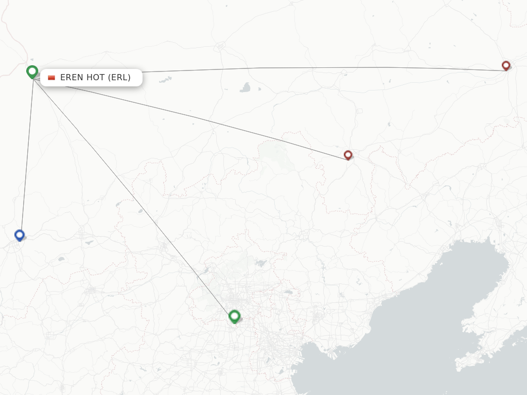 Eren Hot ERL route map