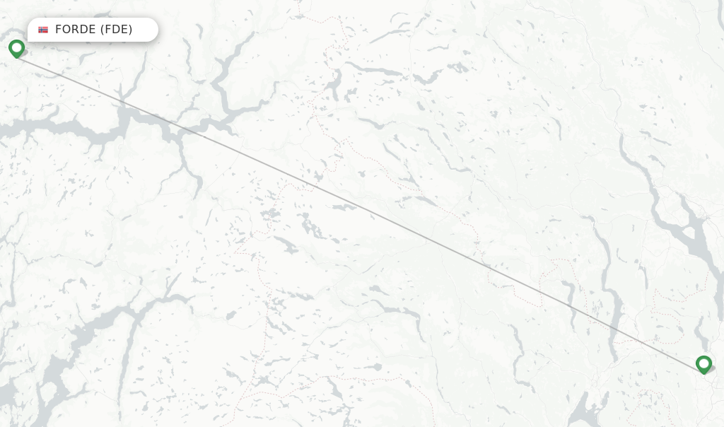 Forde flight map