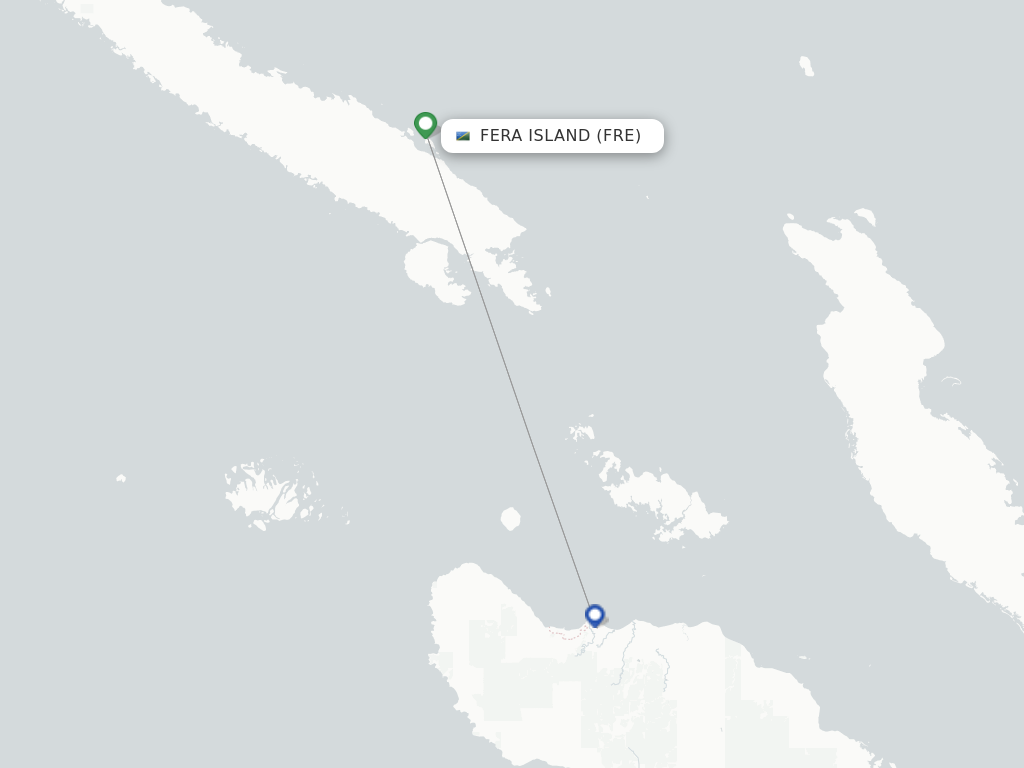 Fera Island FRE route map