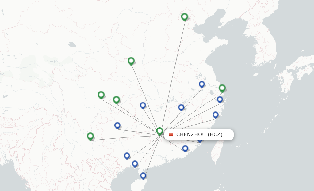Chenzhou HCZ route map