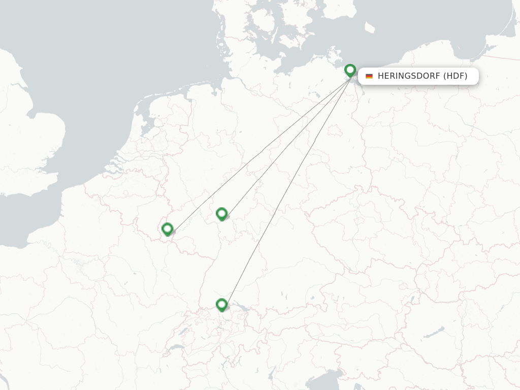 Heringsdorf HDF route map