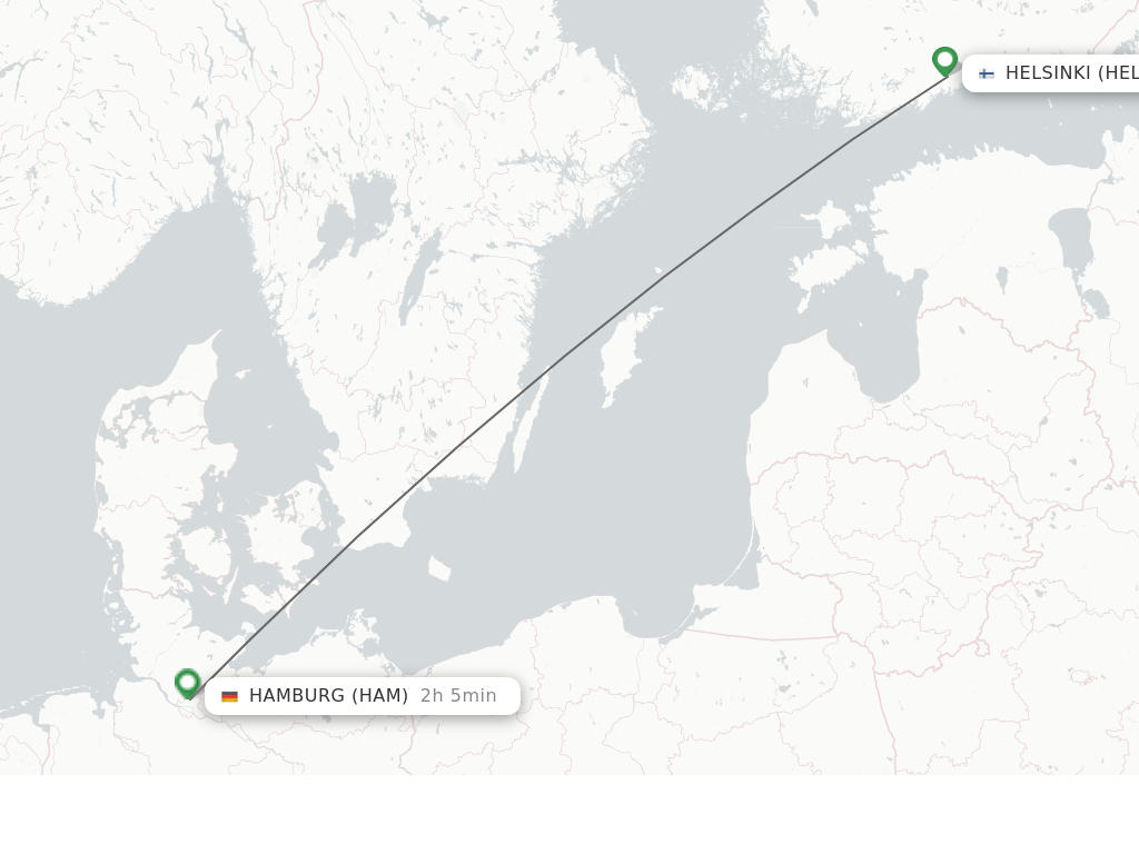 Brandmand så meget fjols Direct (non-stop) flights from Helsinki to Hamburg - schedules -  FlightsFrom.com