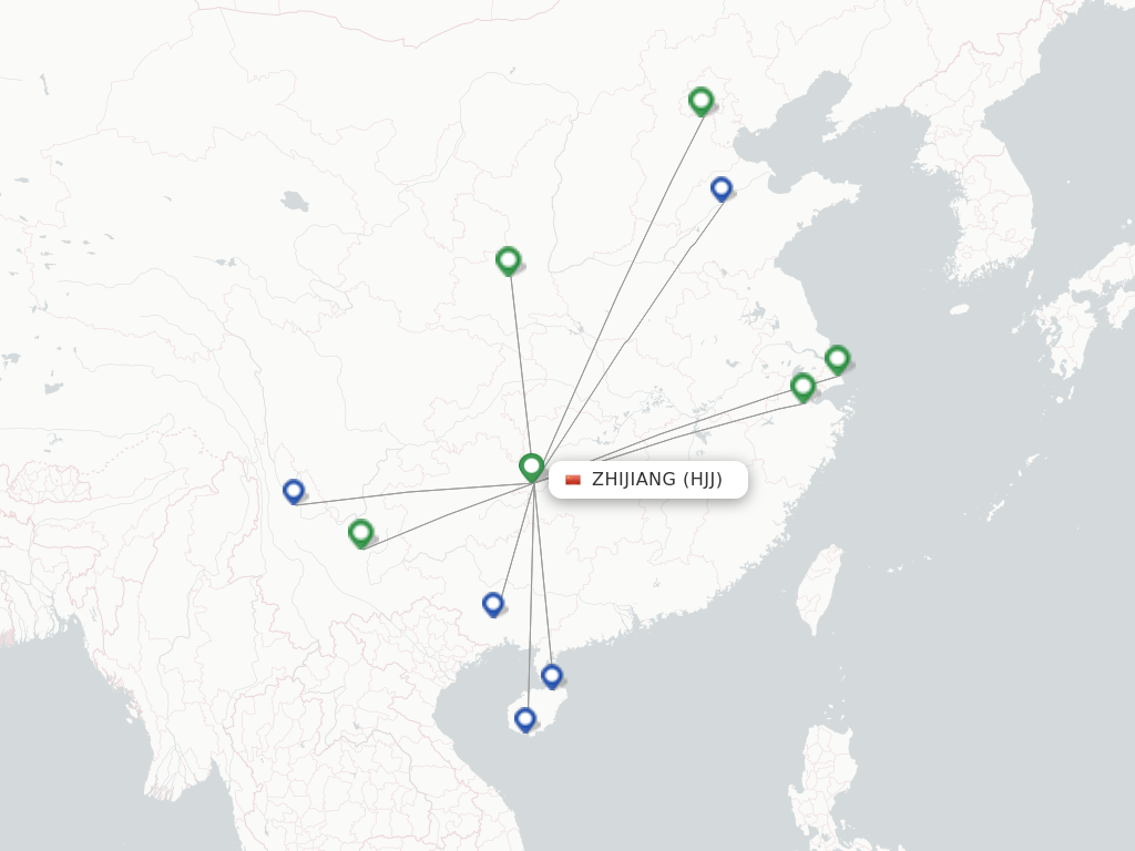 Huaihua HJJ route map