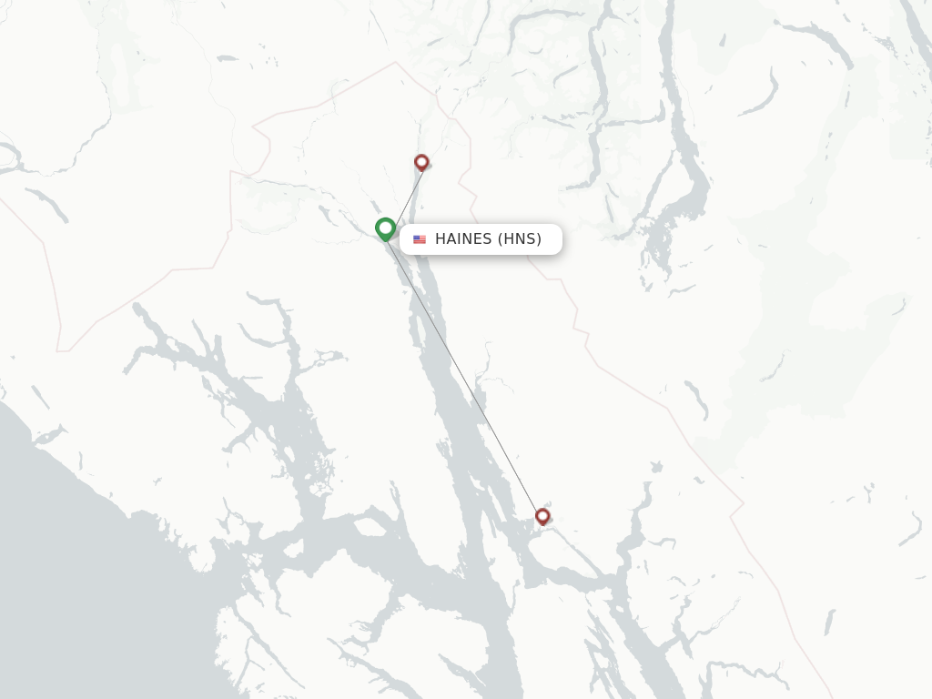 Haines HNS route map