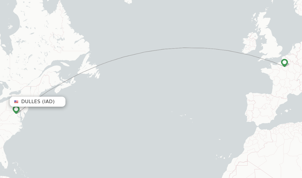 Air France flights from Dulles, IAD - FlightsFrom.com