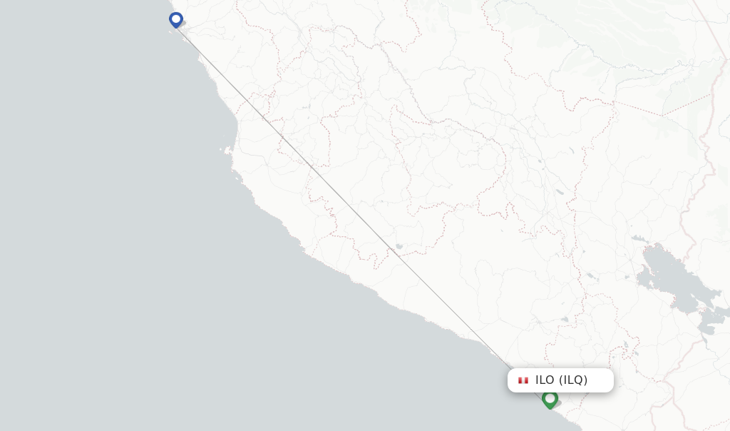 Ilo flight map