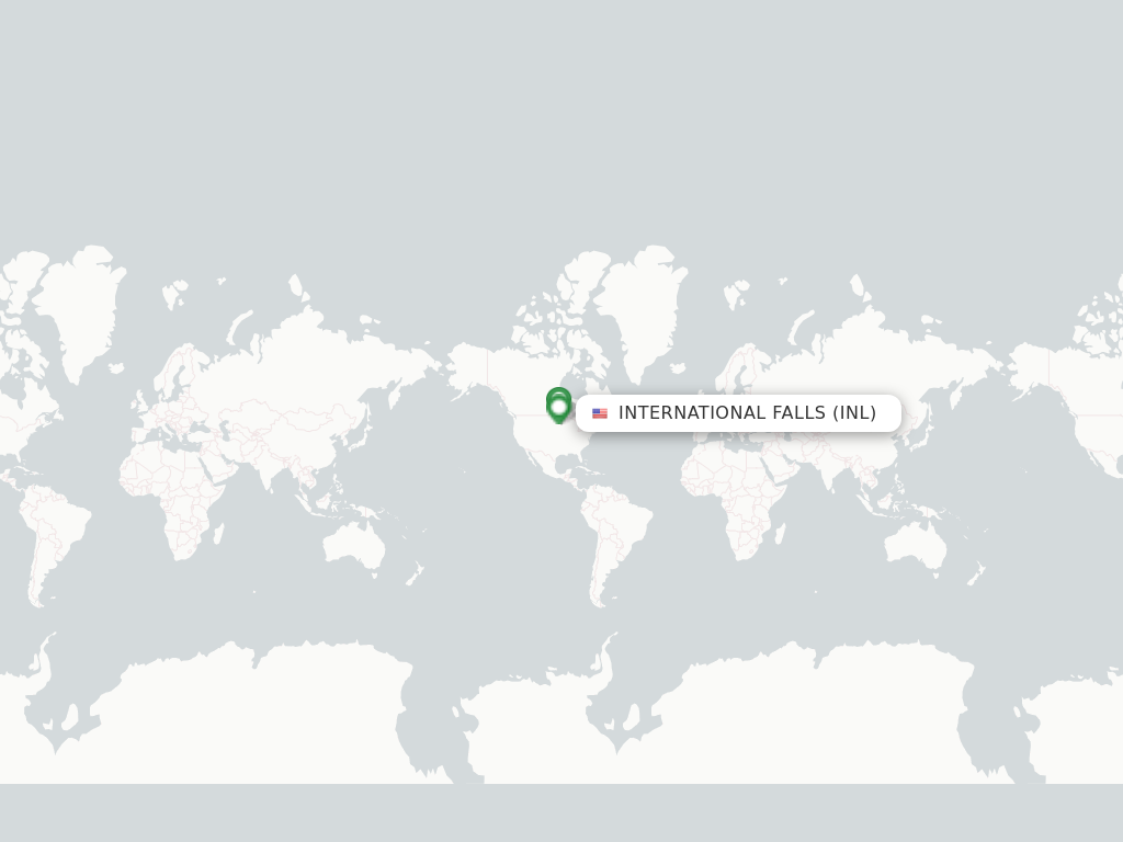 International Falls INL route map