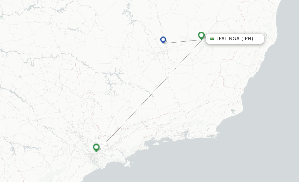 Ipatinga IPN route map