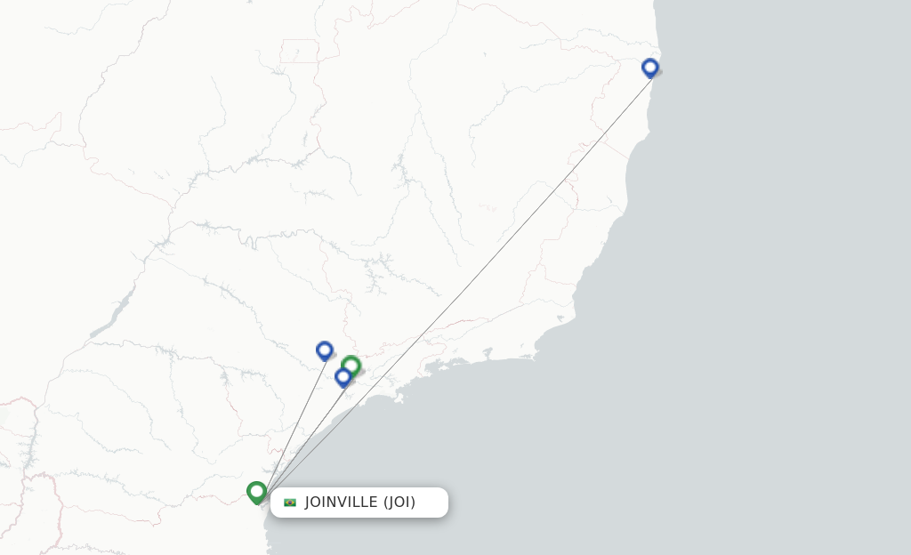 Joinville JOI route map
