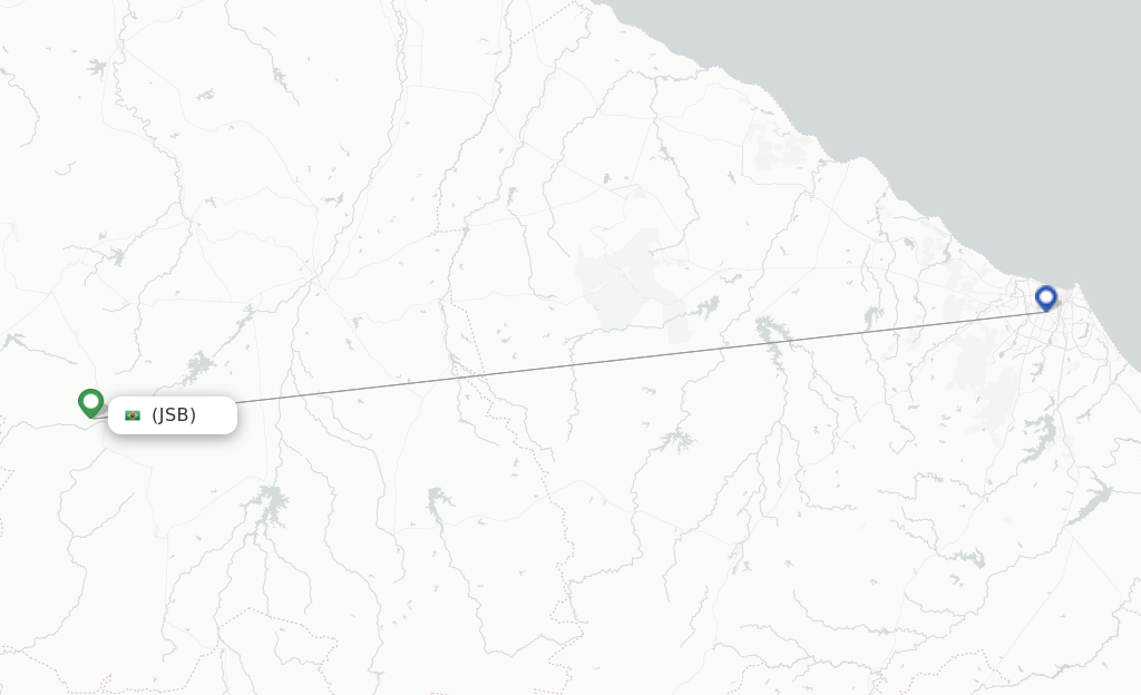 São Benedito JSB route map