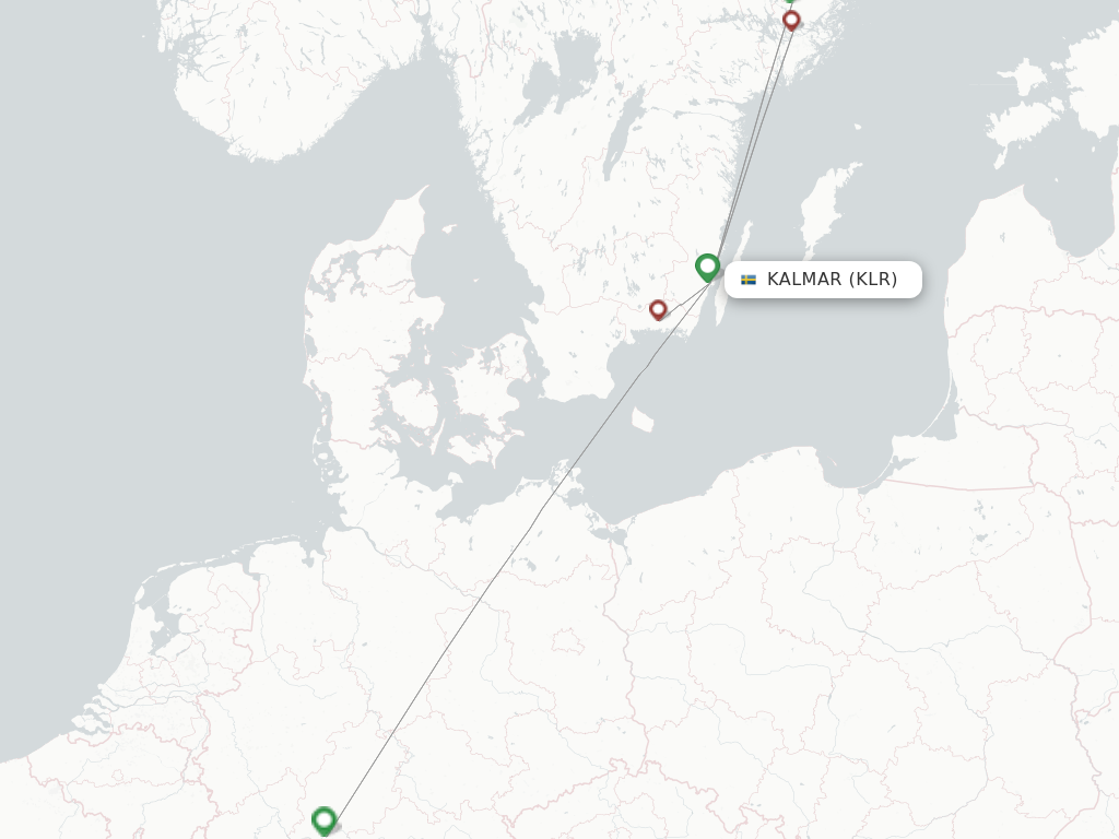 Kalmar KLR route map