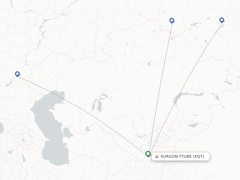 Kurgon-Tyube KQT route map