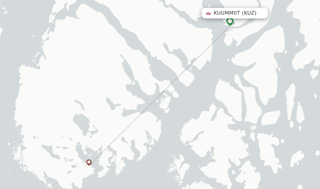 Kuummiit flight map