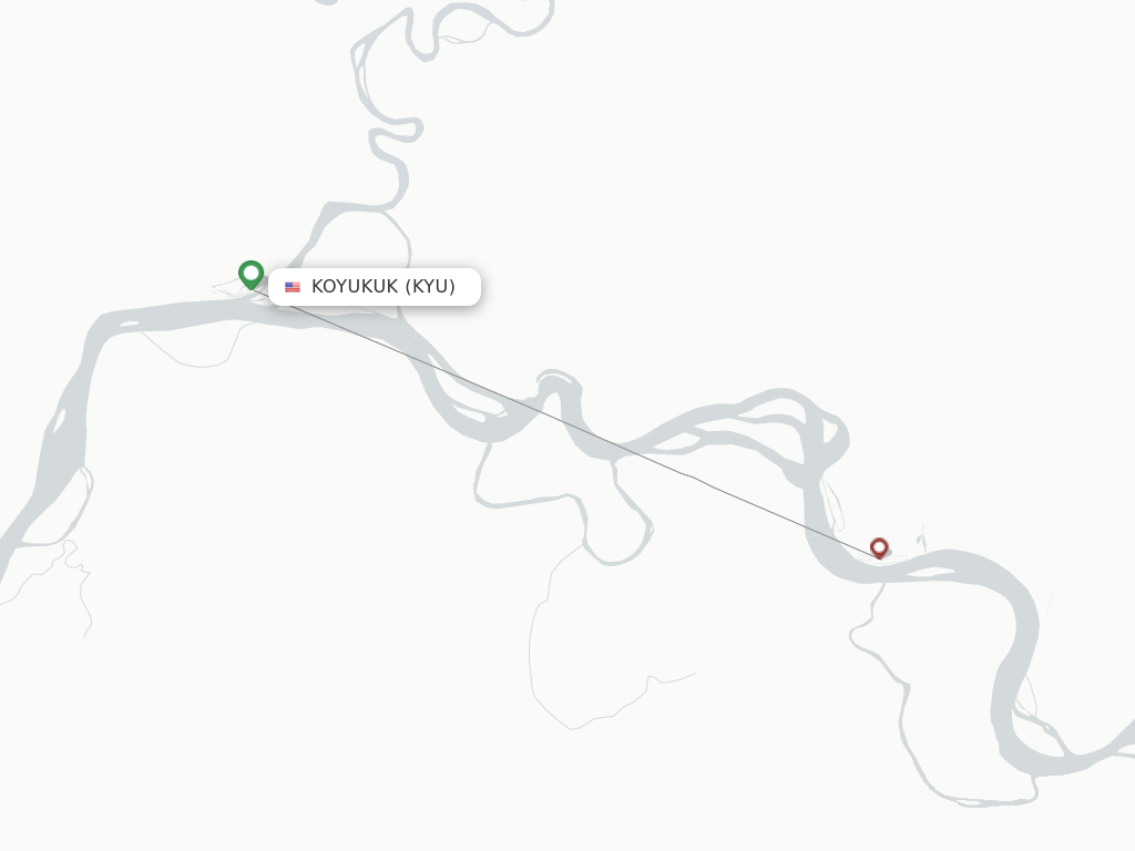 Koyukuk KYU route map