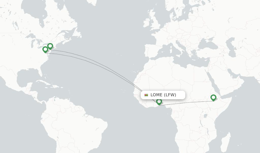 Ethiopian Airlines Flights From Lome Lfw