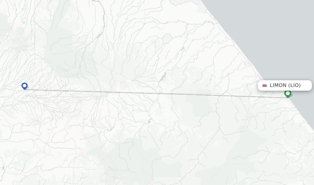 Limon flight map