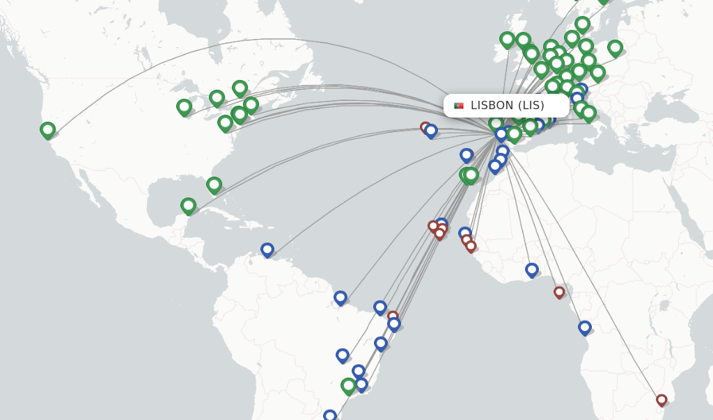 TAP Flights From Lisbon LIS FlightsFrom