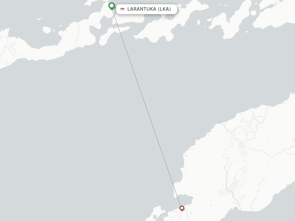 Larantuka LKA route map