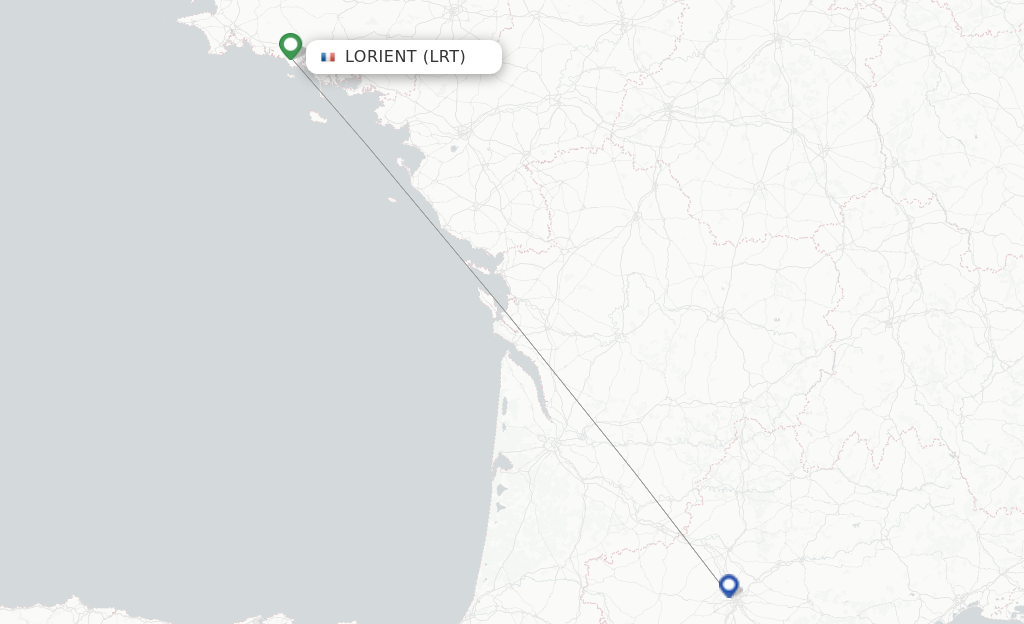 Lorient LRT route map