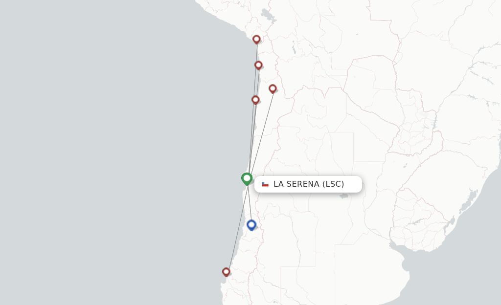 La Serena LSC route map