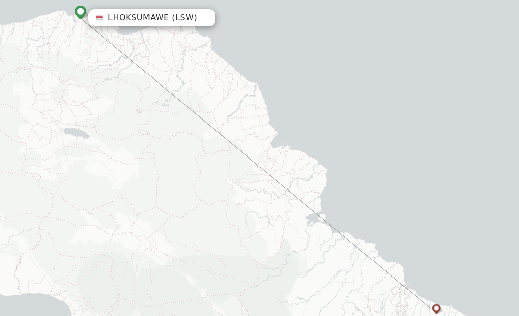 Lhoksumawe LSW route map
