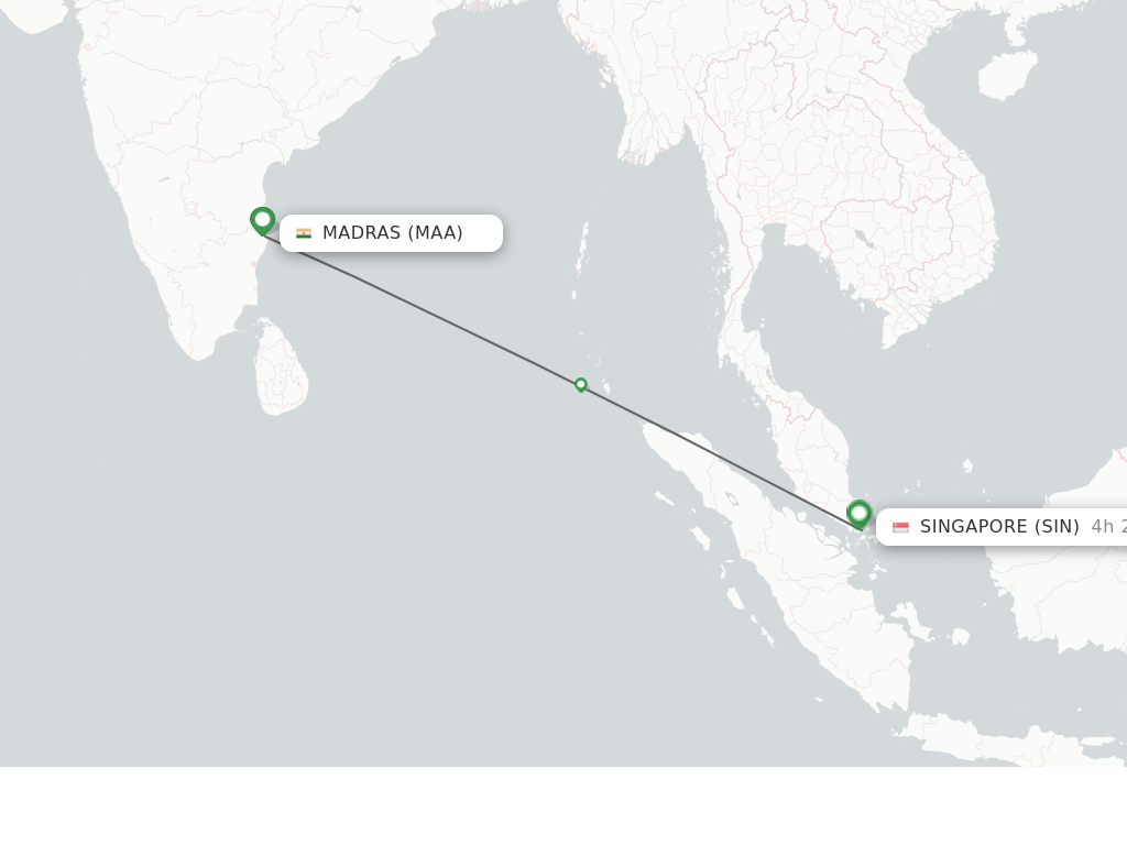 singapore to chennai passenger ship travel time