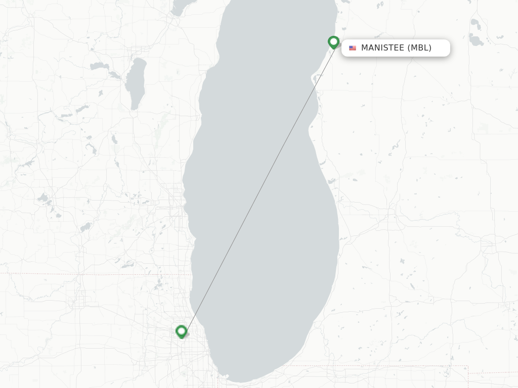 Manistee MBL route map