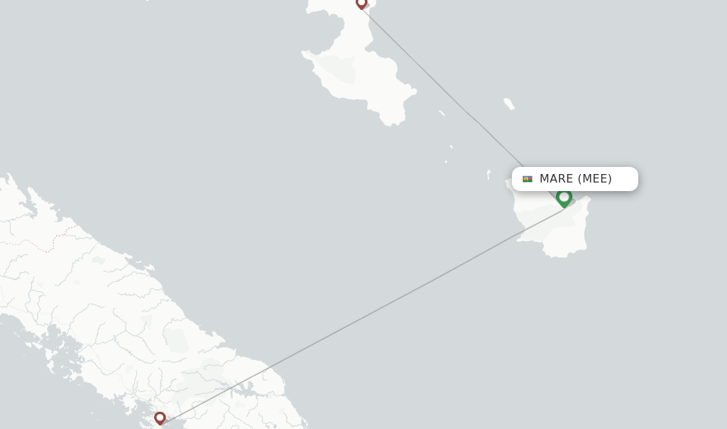 Mare flight map