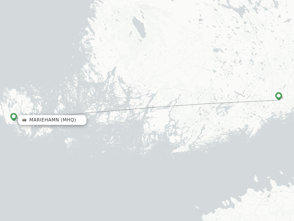 Mariehamn MHQ route map
