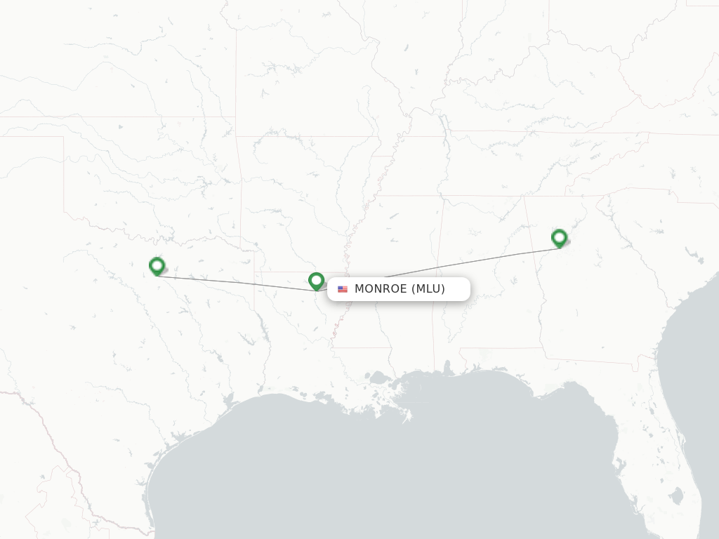 Monroe MLU route map